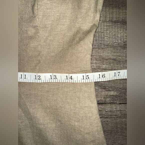 T Tahari Women’s Linen Blend Sleeveless Collared Fit & Flare A-Line Dress Size 6 - Picture 10 of 11